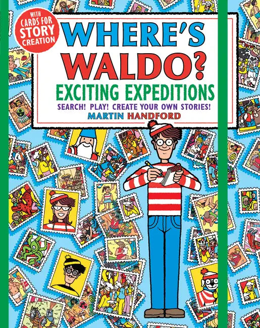 Where's Waldo? Exciting Expeditions: Play! Search! Create Your Own Stories! (a Compact, Travel-Size Hidden Object Activity Book with Puzzles and Promp - Paperback
