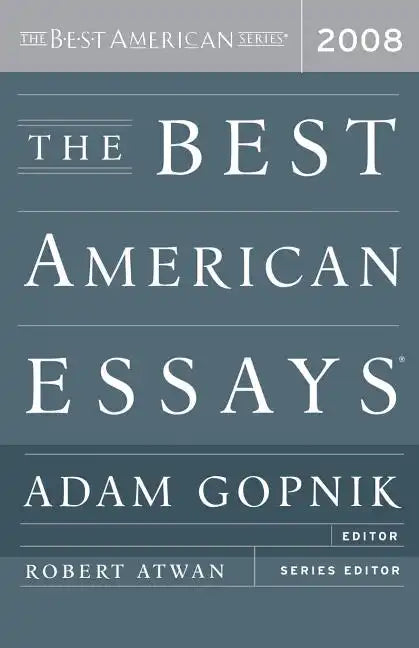 The Best American Essays - Paperback