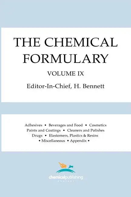 The Chemical Formulary, Volume 9 - Paperback