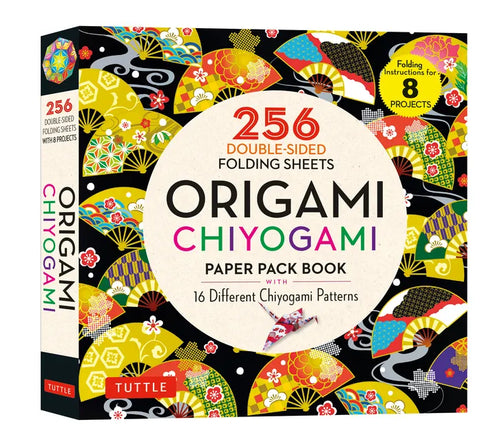 Origami Chiyogami Paper Pack Book: 256 Double-Sided Folding Sheets (Includes Instructions for 8 Models) - Paperback