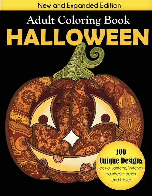 Halloween Adult Coloring Book - Paperback
