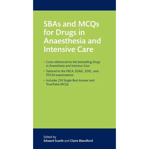 Sbas and McQs for Drugs in Anaesthesia and Intensive Care - Paperback