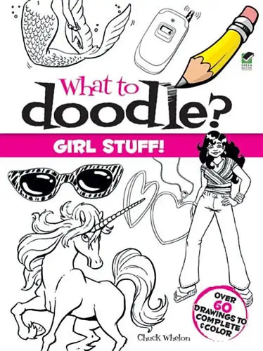 What to Doodle? Girl Stuff! - Paperback
