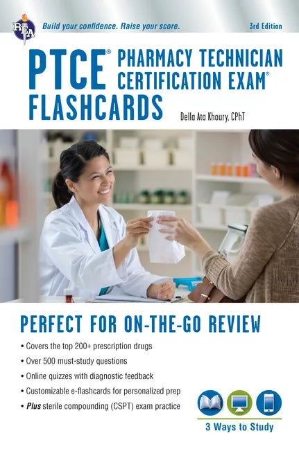 Ptce - Pharmacy Technician Certification Exam Flashcard Ed. Book + Online 3rd. Edition - Paperback