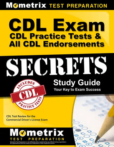 CDL Exam Secrets - CDL Practice Tests & All CDL Endorsements Study Guide: CDL Test Review for the Commercial Driver's License Exam - Paperback