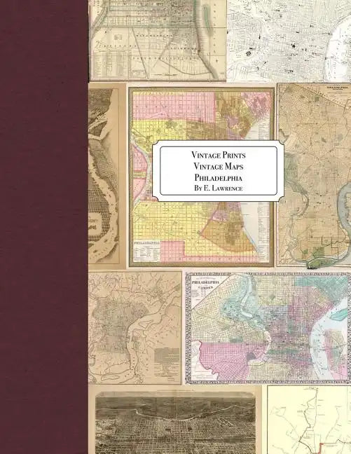 Vintage Prints: Vintage Maps: Philadelphia - Paperback