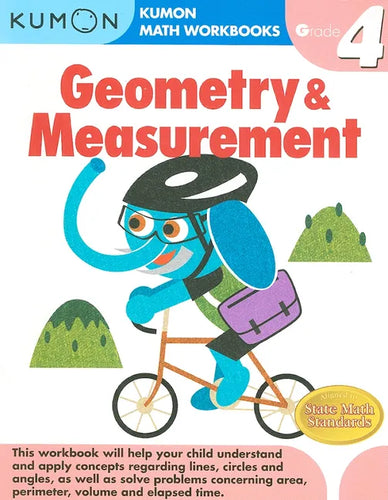 Kumon Grade 4 Geometry and Measurement - Paperback