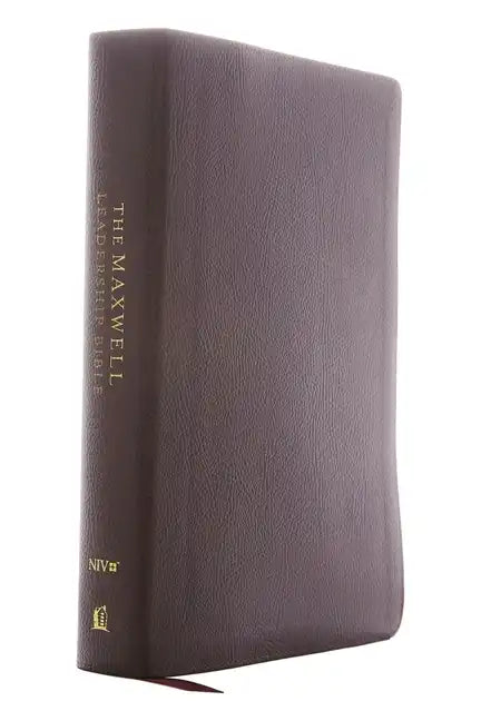 Niv, Maxwell Leadership Bible, 3rd Edition, Leathersoft, Black, Comfort Print - Imitation Leather