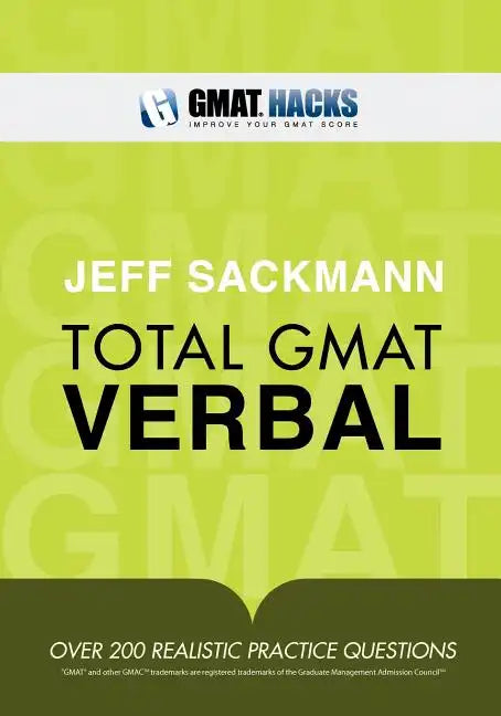 Total GMAT Verbal - Paperback