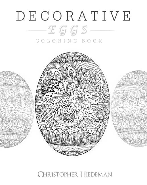 Decorative Eggs Coloring Book - Paperback