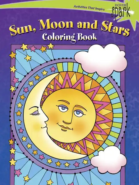 Spark Sun, Moon and Stars Coloring Book - Paperback