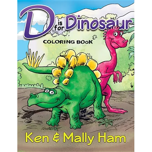 D Is for Dinosaur Coloring Book - Paperback
