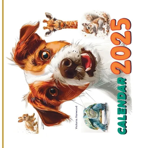 Calendar 2025: Animal Themed Calendar for children - Paperback