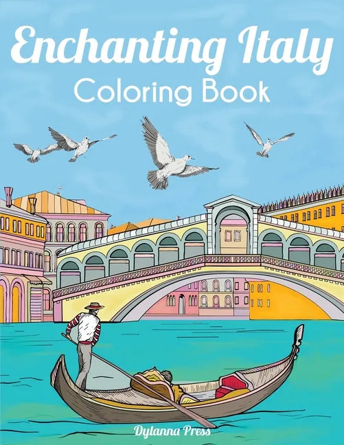 Enchanting Italy Coloring Book - Paperback