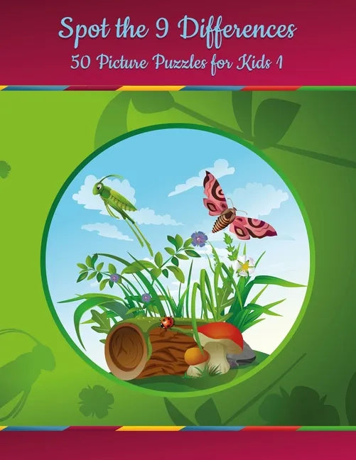 Spot the 9 Differences - 50 Picture Puzzles for Kids 1 - Paperback