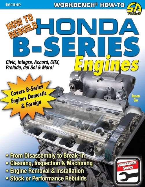 How to Rebuild Honda B-Series Engines - Paperback