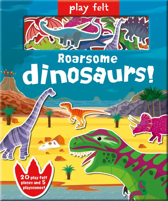 Play Felt Roarsome Dinosaurs! - Board Book