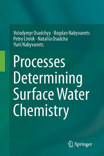 Processes Determining Surface Water Chemistry - Paperback