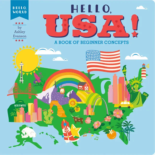 Hello, Usa!: A Book of Beginner Concepts - Board Book