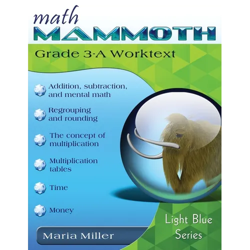Math Mammoth Grade 3-A Worktext - Paperback