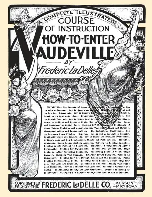 How to Enter Vaudeville: A Complete Illustrated Course of Instruction - Paperback