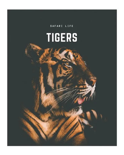 Tigers: A Decorative Book │ Perfect for Stacking on Coffee Tables & Bookshelves │ Customized Interior Design & Home Decor - Paperback