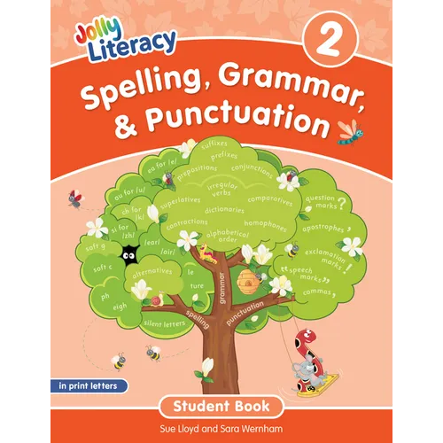 Spelling, Grammar, & Punctuation Student Book 2: In Print Letters (American English Edition) - Paperback