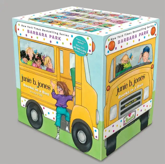 Junie B. Jones Books in a Bus 28-Book Boxed Set: The Complete Collection: Books 1-28 - Paperback