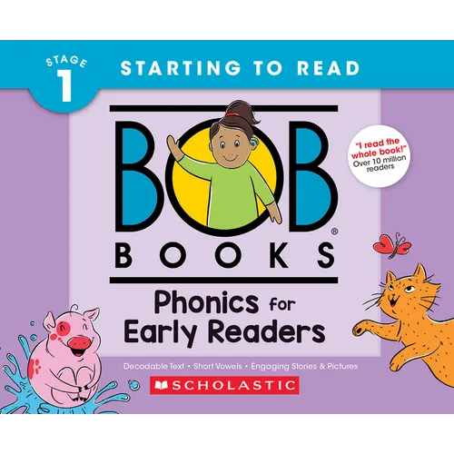 Bob Books - Phonics for Early Readers Hardcover Bind-Up Phonics, Ages 4 and Up, Kindergarten (Stage 1: Starting to Read) - Hardcover