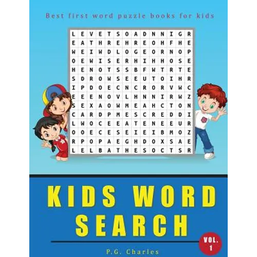 Kids Word Search: Best First Word Puzzle Books For Kids - Paperback