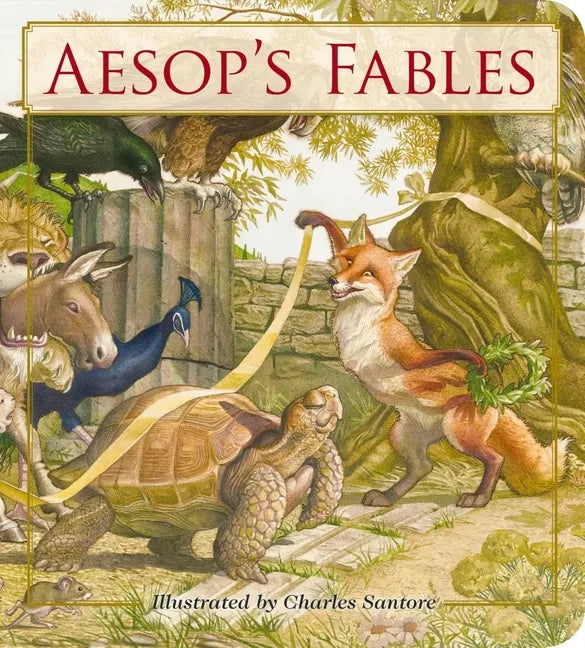 Aesop's Fables Oversized Padded Board Book: The Classic Edition - Board Book
