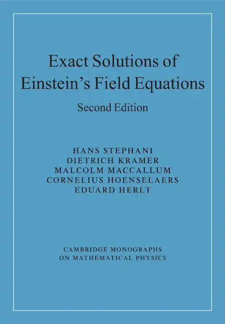 Exact Solutions of Einstein's Field Equations - Paperback