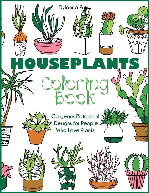Houseplants Coloring Book - Paperback