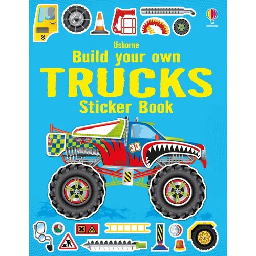 Build Your Own Trucks Sticker Book - Paperback