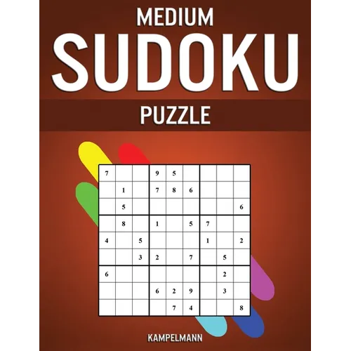 Medium Sudoku Puzzle: 400 Medium Sudokus with Solutions - Paperback
