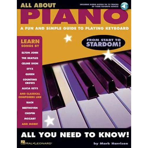 All about Piano: A Fun and Simple Guide to Playing Keyboard [With CD] - Paperback