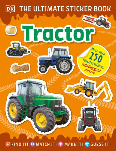 The Ultimate Sticker Book Tractor - Paperback