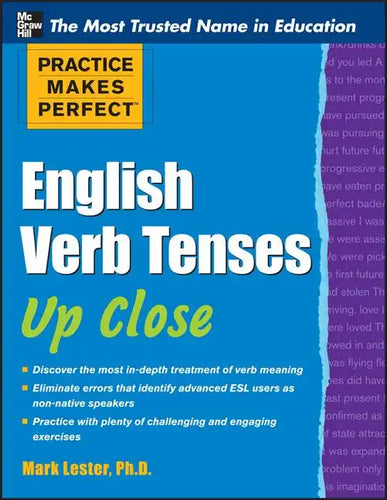 Practice Makes Perfect English Verb Tenses Up Close - Paperback