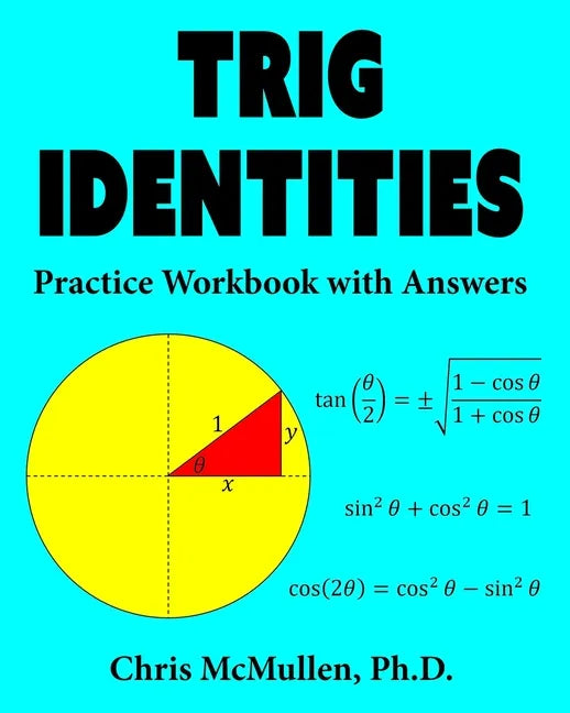 Trig Identities Practice Workbook with Answers - Paperback