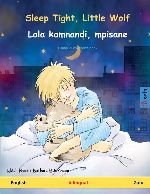 Sleep Tight, Little Wolf - Lala kamnandi, mpisane (English - Zulu) - Paperback