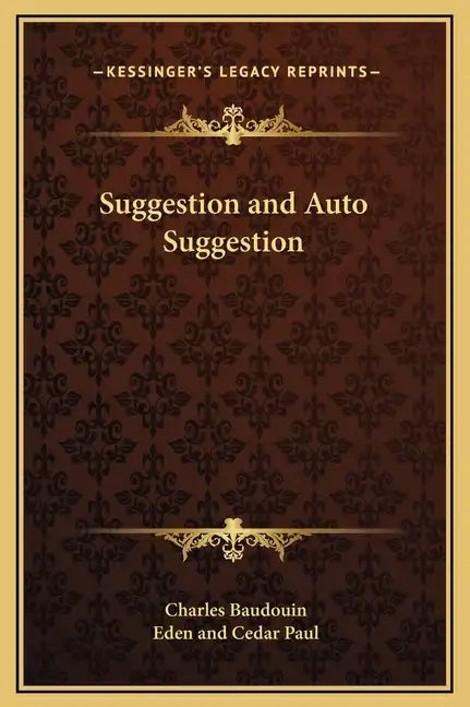 Suggestion and Auto Suggestion - Hardcover