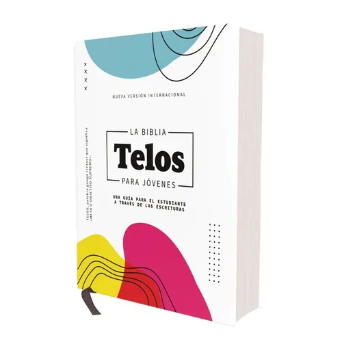 Nvi, La Biblia Telos Para Jóvenes, Revisión 2022, Tapa Dura, Interior a DOS Colores, Comfort Print: Una Guía Para El Estudiante a Través de Las Escrit - Hardcover
