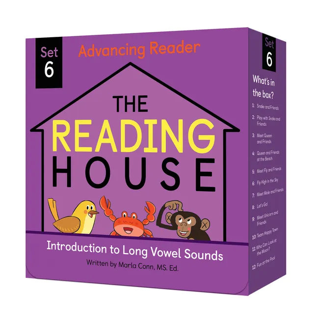The Reading House Set 6: Introduction to Long Vowel Sounds - Paperback