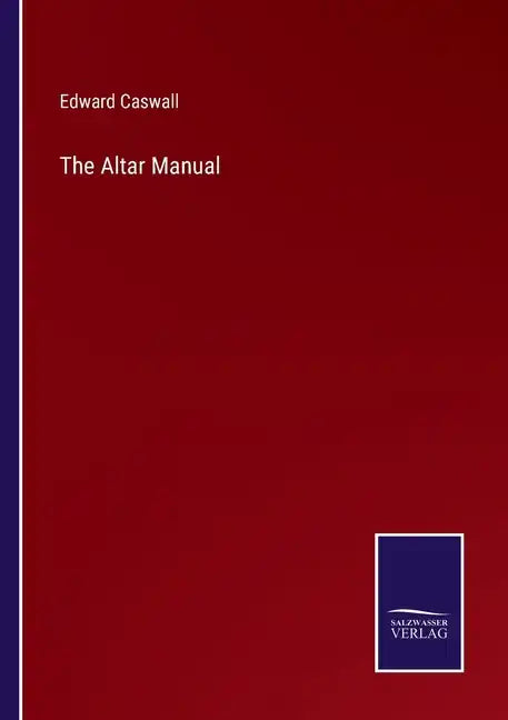 The Altar Manual - Paperback