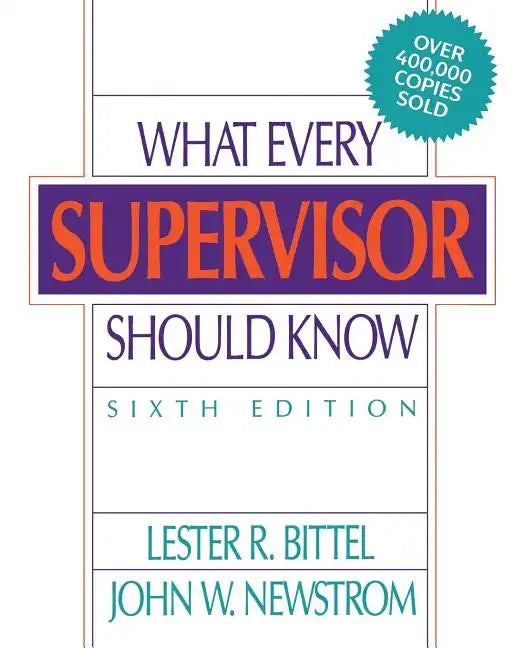 What Every Supervisor Should Know - Paperback