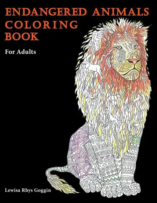 Endangered Animals Coloring Book: For Adults - Paperback