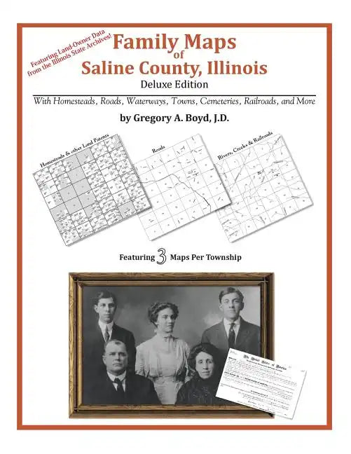 Family Maps of Saline County, Illinois - Paperback