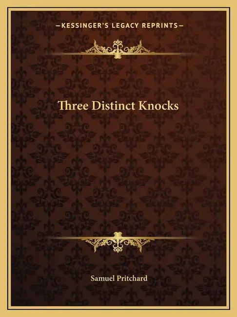 Three Distinct Knocks - Paperback