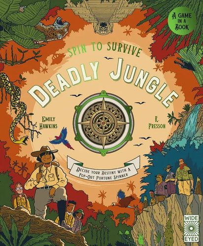 Spin to Survive: Deadly Jungle: Decide Your Destiny with a Pop-Out Fortune Spinner - Hardcover