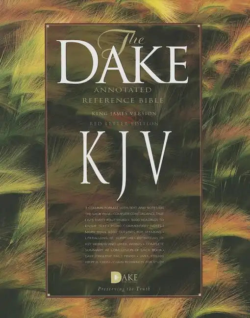 Dake's Annotated Reference Bible-KJV - Bonded Leather